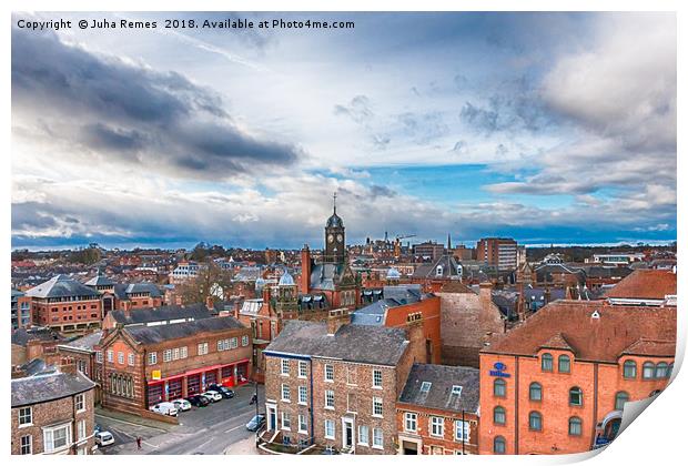 York Cityscape Print by Juha Remes