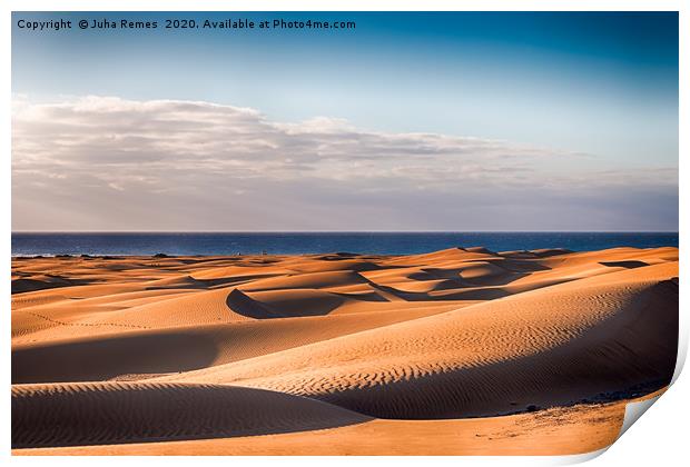 Maspalomas Dunes Print by Juha Remes