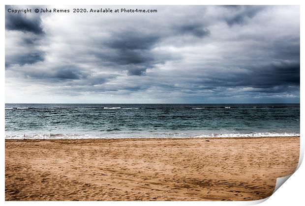 Las Palmas Beach Print by Juha Remes