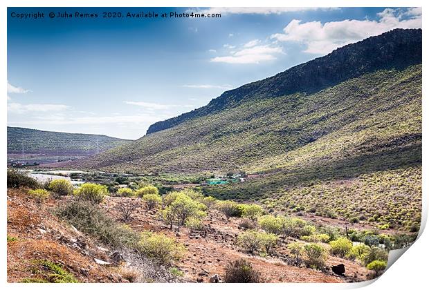 Gran Canaria Countryside Print by Juha Remes