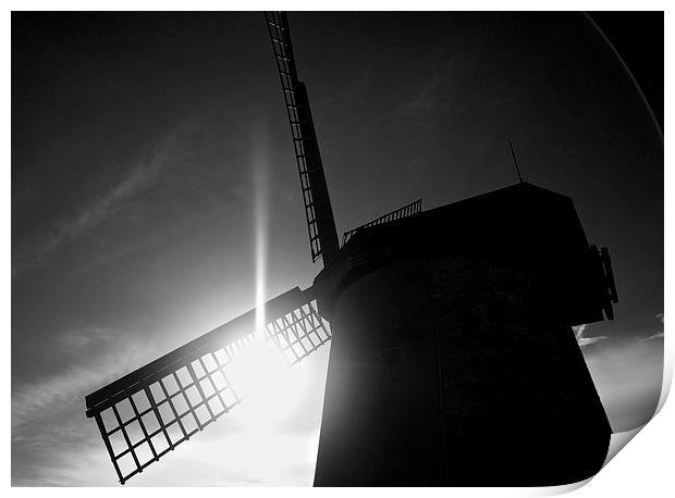 Bembridge Windmill Print by Thomas Stewart