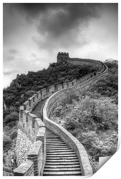Great Wall of China Print by Wendy Williams CPAGB