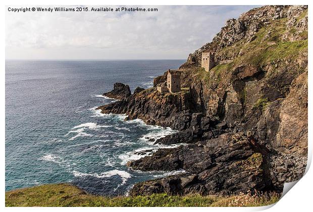 Botallack Mine  Print by Wendy Williams CPAGB