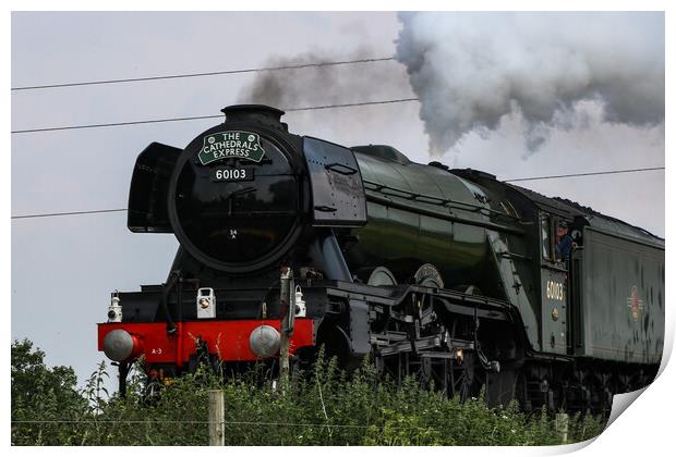 The Iconic Power of the Flying Scotsman Print by Wendy Williams CPAGB