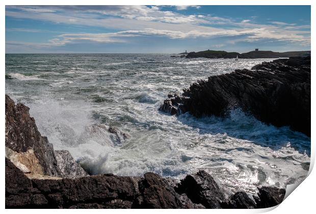 Mighty Sea Waves Print by Wendy Williams CPAGB