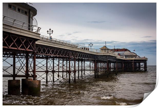 Afternoon Light on Cromer Pier Print by Wendy Williams CPAGB