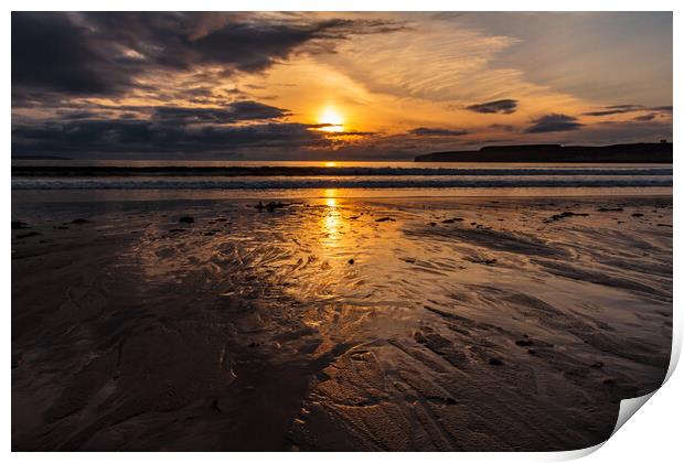 Breathtaking Golden Sunset Print by Wendy Williams CPAGB