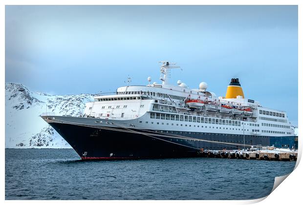 Majestic Cruiser in Arctic Splendor Print by Wendy Williams CPAGB