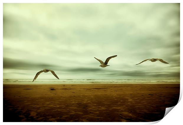  Past, Present, Future of an Extended Moment Print by Belinda Greb