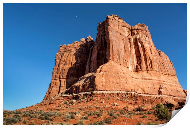 Courthouse Towers - Arches National Park Print by Belinda Greb