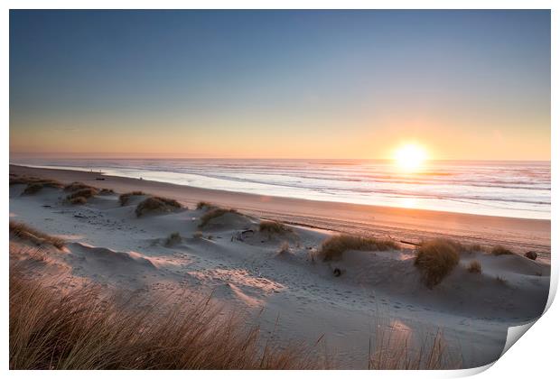 South Jetty Beach Sunset, No. 2 Print by Belinda Greb