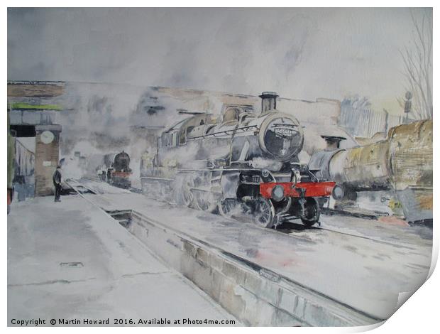 Great Central Steam Print by Martin Howard