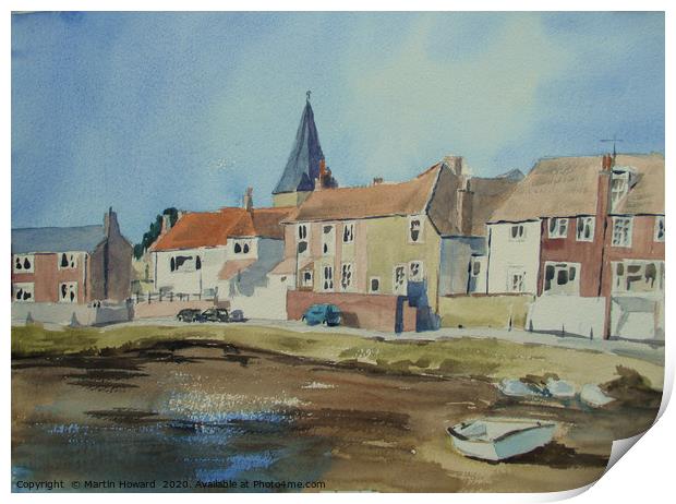 Bosham Shoreline Print by Martin Howard