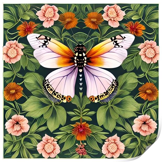 Delicate butterfly Print by Scott Anderson