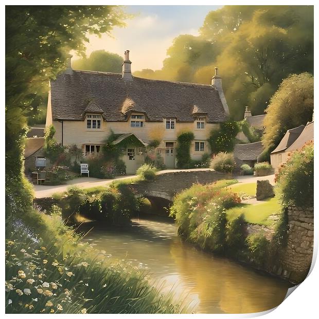 Cotswolds Print by Scott Anderson