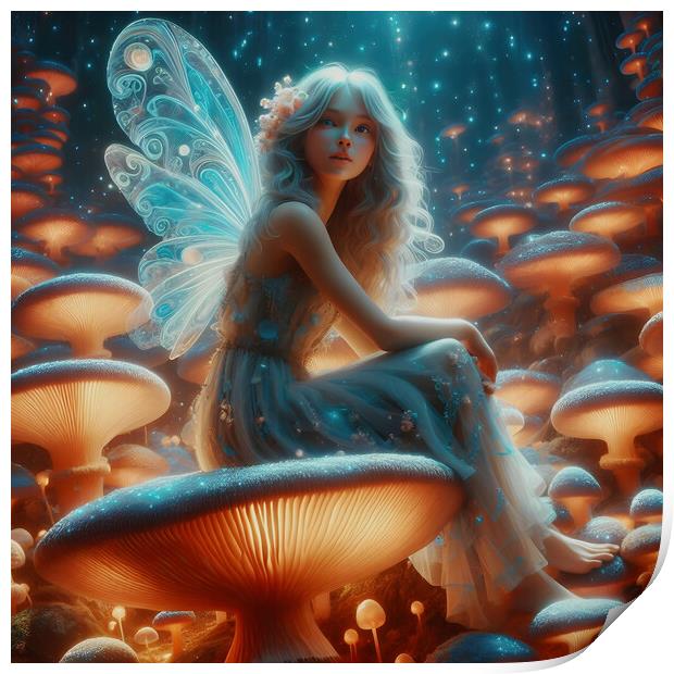 Fairy Girl Print by Scott Anderson
