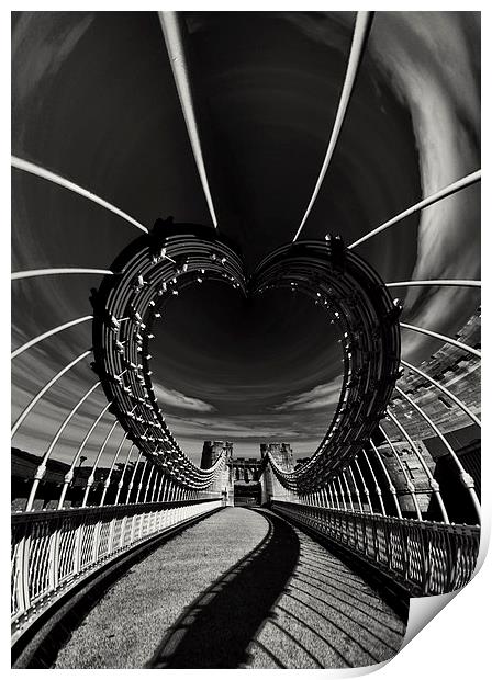 Conwy Bridge, Wales Print by Scott Anderson