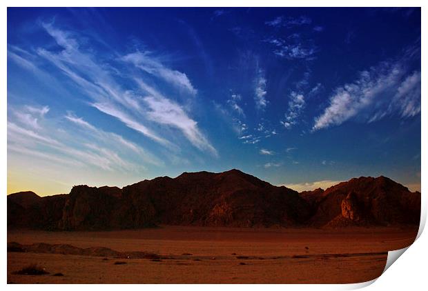 Egyptian Desert Print by Scott Anderson