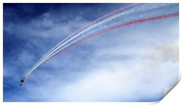 Red Arrows Print by Scott Anderson