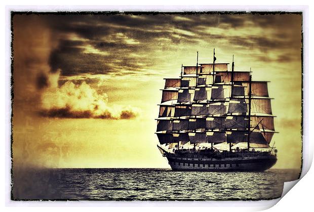 Royal Clipper Print by Scott Anderson