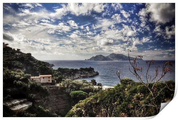 View of Capri Print by Scott Anderson