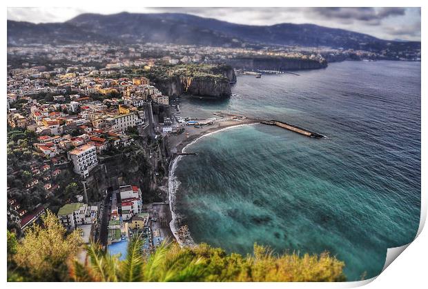 Sorrento View Print by Scott Anderson