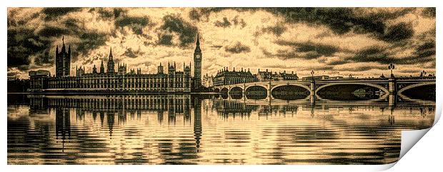  Houses of Parliament Print by Scott Anderson