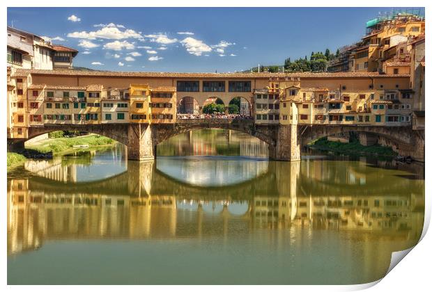 Ponte Vecchio, Florence, Italy Print by Scott Anderson