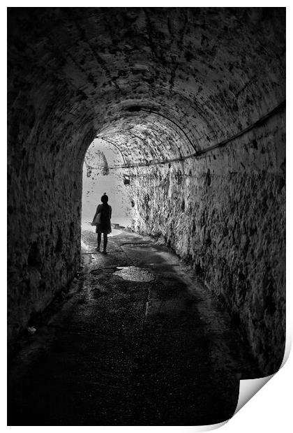 Tunnel Walk Print by Scott Anderson