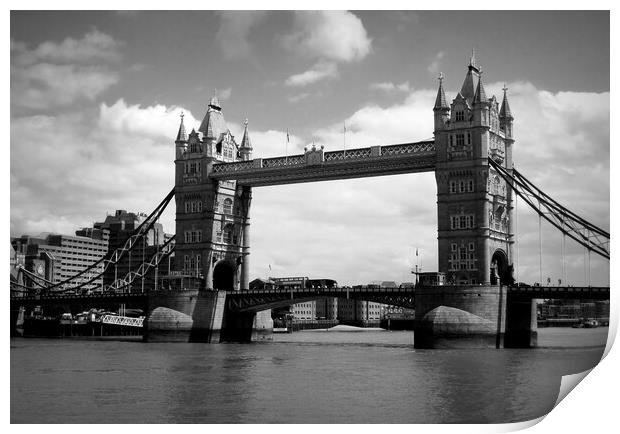 Tower Bridge Print by Scott Anderson