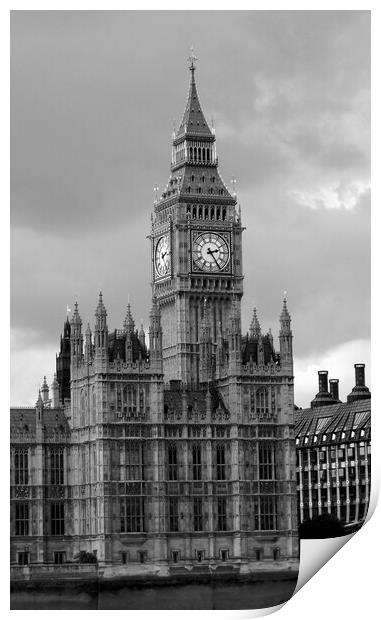 Big Ben in London Print by Scott Anderson