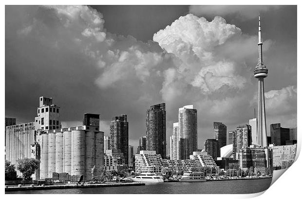 Toronto skyline Print by Andy Armitage