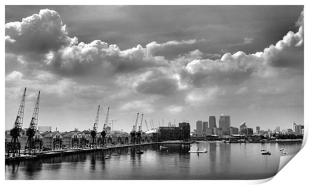  London Docklands Print by Andy Armitage