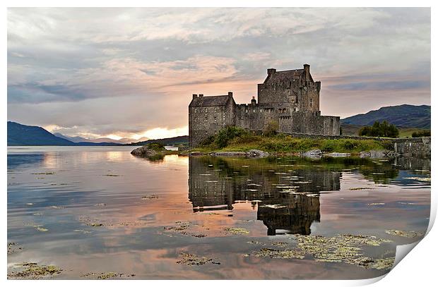 Eilean Donan Sunset Print by Stuart Blance