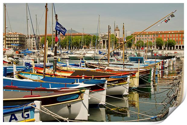 Fishing boats Print by Dan Ward