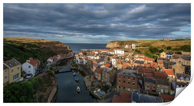 Staithes, North Yorkshire Print by Dan Ward