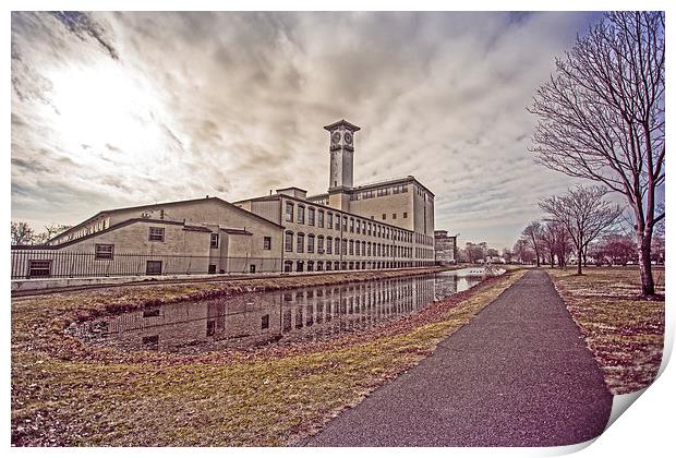 The Grundy Mills Complex Print by Tom and Dawn Gari
