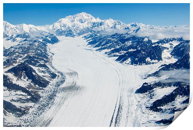 Denali Alaska Print by Gurinder Punn