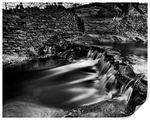 River Colne Eastergate Marsden Print by David Preston