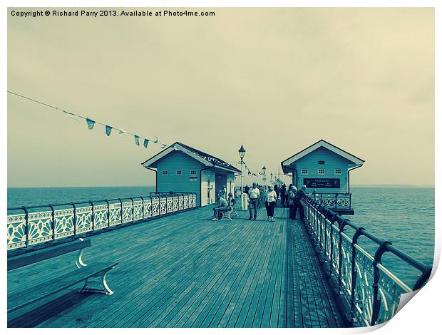 Penarth Pier Print by Richard Parry