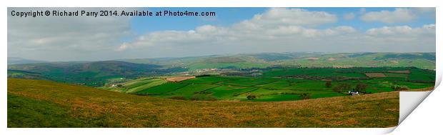 Beacons Panorama Print by Richard Parry