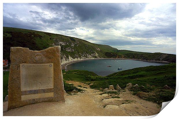JST2998 Lulworth Cove Print by Jim Tampin