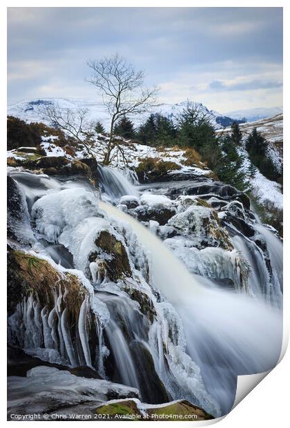 Endrick Falls Loup of Fintry Scotland Print by Chris Warren