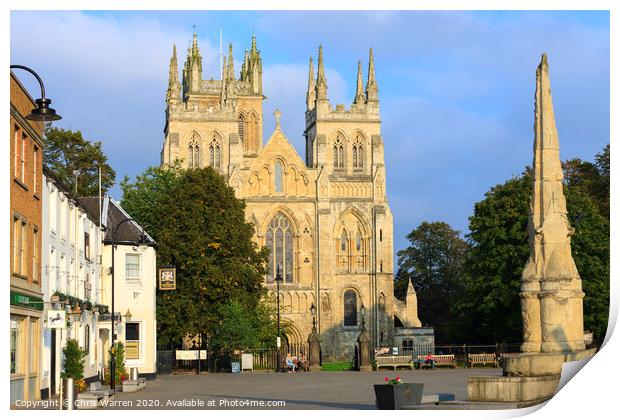 Selby Abbey Yorkshire Print by Chris Warren