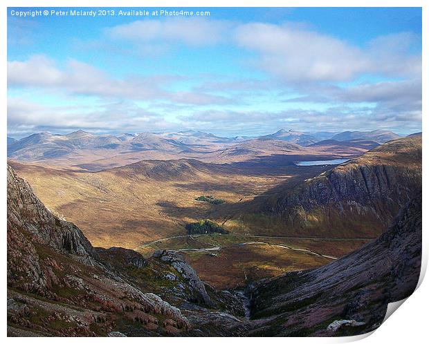 Beautiful Highlands ! Print by Peter Mclardy