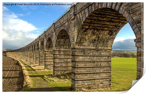 Newbridge Viaduct ! Print by Peter Mclardy
