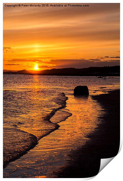  Peaceful Sunset ! Print by Peter Mclardy