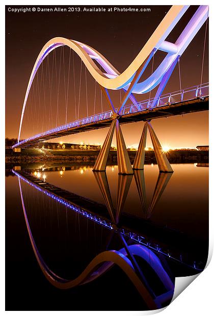 Infinity Bridge Print by Darren Allen