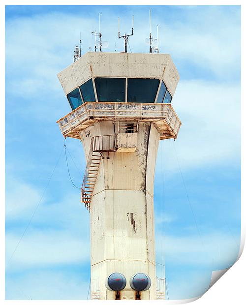 Control tower Print by Victor Burnside