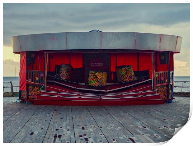 Carousel                 Print by Victor Burnside